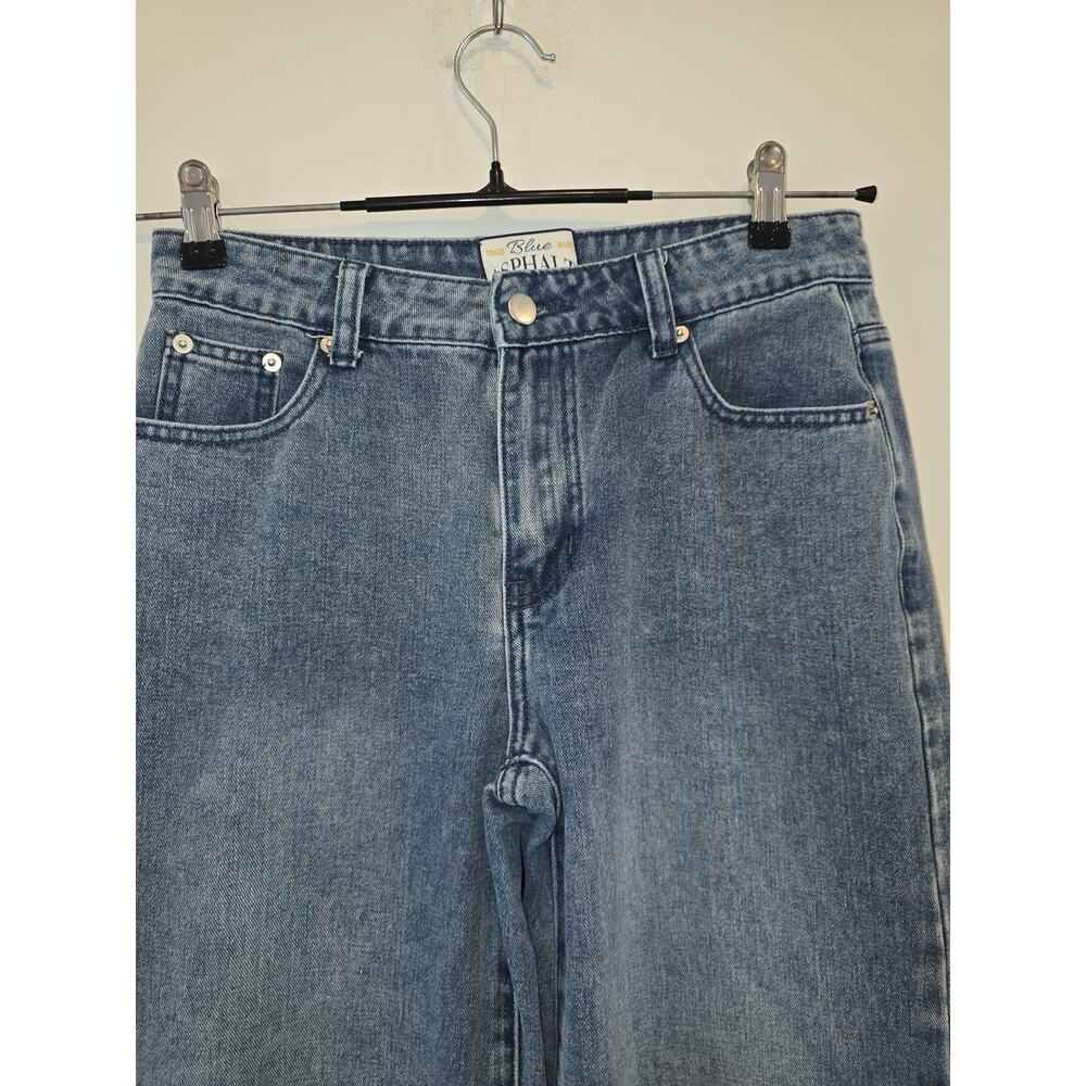 Blue Asphalt Wide Leg jeans with Cherry Pockets Size Small So cute! - Picture 3 of 6